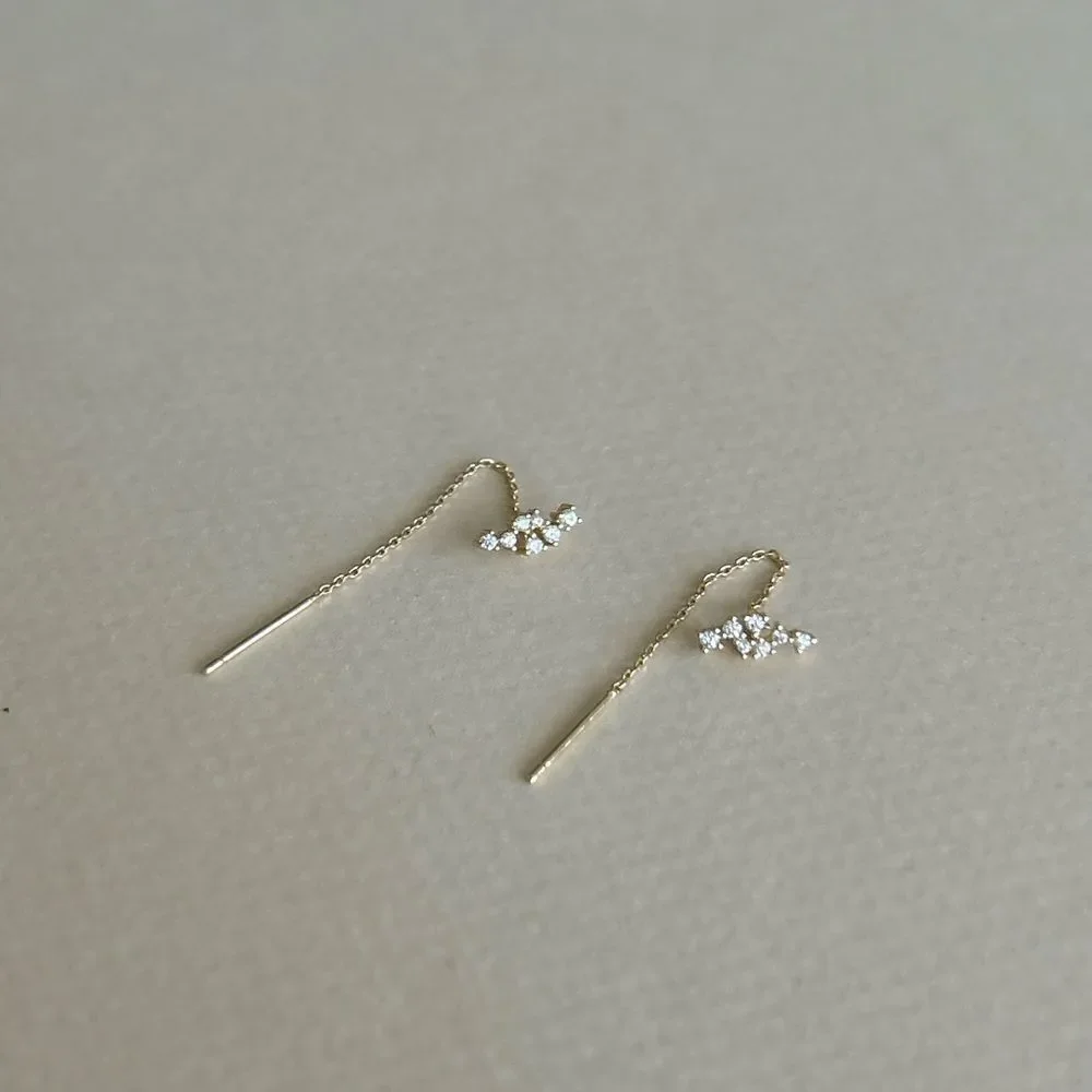 Anthropologie diamond sophistication threader